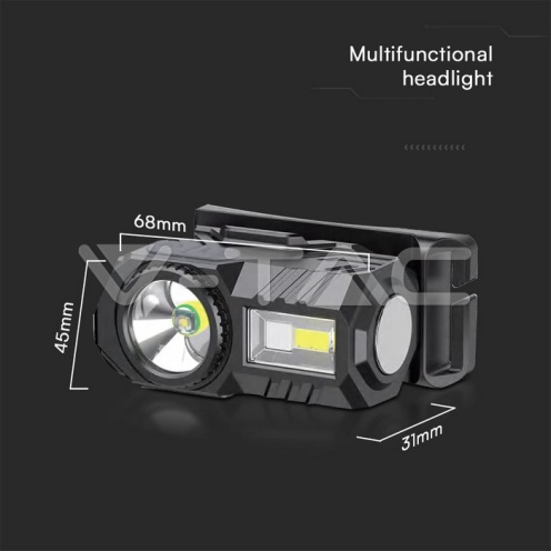 3W SMD Презаредим Челник RGB IP44 - изглед 2 - rZ commerce 3W SMD Презаредим Челник RGB IP44 - изглед 2