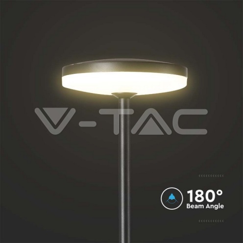 12W LED Градинско Колче D150xH800 3000K Антрацит IP65 - изглед 5