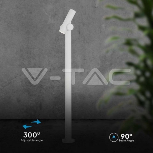 2x2.6W Наземен Спот 1м. Бял 3000К IP44 - изглед 4