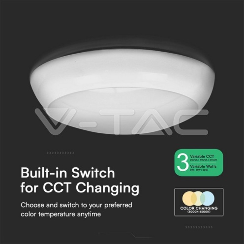 8W/16W/20W LED Плафон Сензор SAMSUNG 3 в 1 Кръг IP65 - изглед 12 - rZ commerce 8W/16W/20W LED Плафон Сензор SAMSUNG 3 в 1 Кръг IP65 - изглед 12