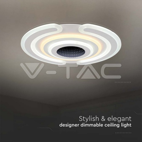 95W LED Осветител За Таван (52*5CM)3000K+6000K Димираща + Дистанционно - изглед 7 - rZ commerce 95W LED Осветител За Таван (52*5CM)3000K+6000K Димираща + Дистанционно - изглед 7