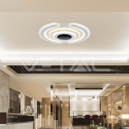 95W LED Осветител За Таван (52*5CM)3000K+6000K Димираща + Дистанционно - изглед 10 - rZ commerce 95W LED Осветител За Таван (52*5CM)3000K+6000K Димираща + Дистанционно - изглед 10