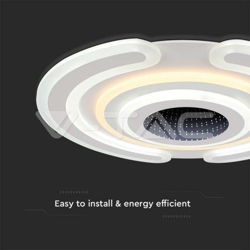 95W LED Осветител За Таван (52*5CM)3000K+6000K Димираща + Дистанционно - изглед 3 - rZ commerce 95W LED Осветител За Таван (52*5CM)3000K+6000K Димираща + Дистанционно - изглед 3