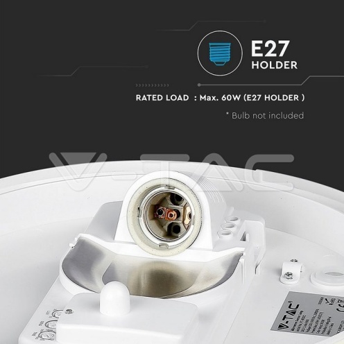 Плафониера Със Сензор E27 Microwave - изглед 12