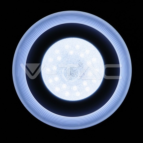 48W LED Плафон С Дистанционно 3в 1 Димиращ Кристал - изглед 12 - rZ commerce 48W LED Плафон С Дистанционно 3в 1 Димиращ Кристал - изглед 12