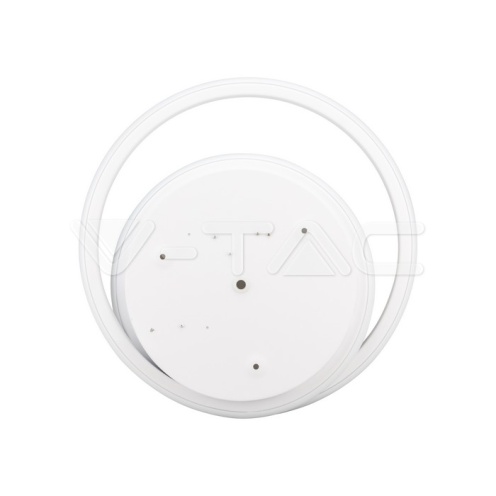 LED Осветител 24W плафон 4000К бял двоен кръг 2560Lm - изглед 3