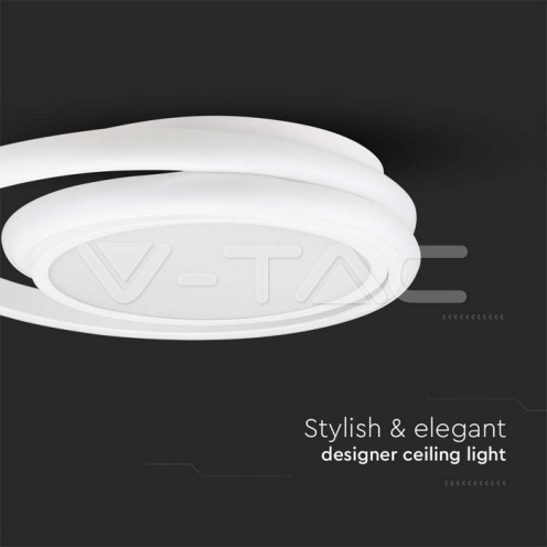 LED Осветител 38W Плафон 4000K Бял Двоен Кръг - изглед 4 - rZ commerce LED Осветител 38W Плафон 4000K Бял Двоен Кръг - изглед 4