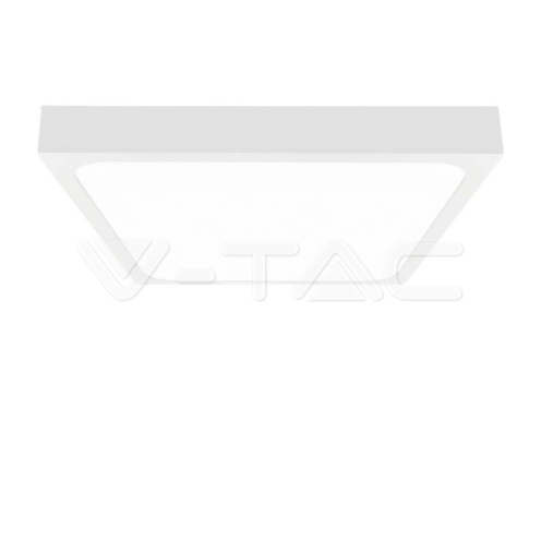 30W LED Плафон Квадрат Микровълнов Сензор Бяла Рамка 4000К IP44 - изглед 1 - rZ commerce 30W LED Плафон Квадрат Микровълнов Сензор Бяла Рамка 4000К IP44 - изглед 1