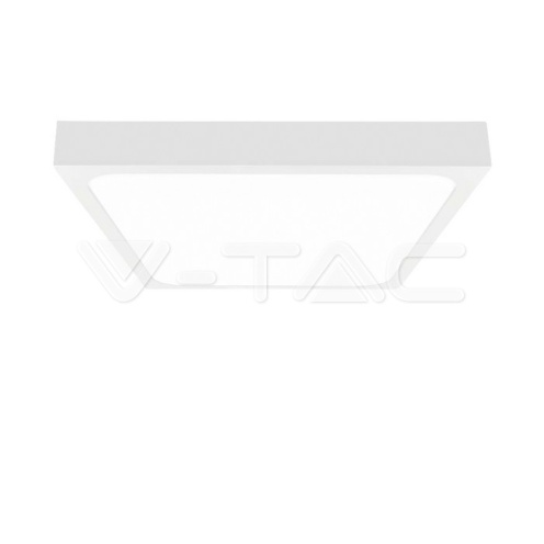 24W LED Плафон Квадрат Микровълнов Сензор Бяла Рамка 4000К IP44 - изглед 1 - rZ commerce 24W LED Плафон Квадрат Микровълнов Сензор Бяла Рамка 4000К IP44 - изглед 1