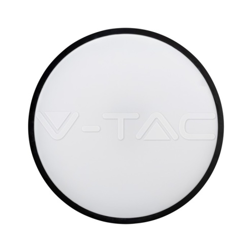 18W LED Плафон Кръг Черна Рамка 3000К IP44 - изглед 5
