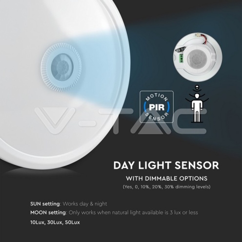 LED Плафониера SAMSUNG ЧИП - 12W Сензор 4000К 900Lm - изглед 11 - rZ commerce LED Плафониера SAMSUNG ЧИП - 12W Сензор 4000К 900Lm - изглед 11