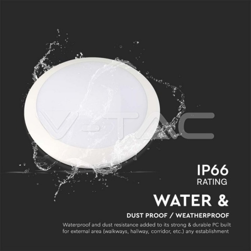 20W Плафониера Със Сензор IP66 - изглед 6 - rZ commerce 20W Плафониера Със Сензор IP66 - изглед 6
