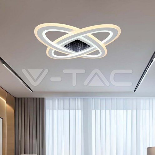 130W LED Осветител За Таван 13600lm CCT: 3000K+6000K Димираща + Дистанционно - изглед 10