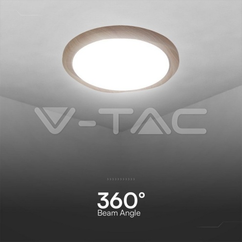 30W / 60W / 30W Плафон 3в1 Циклон CCT 6000lm дърво - изглед 6 - rZ commerce 30W / 60W / 30W Плафон 3в1 Циклон CCT 6000lm дърво - изглед 6