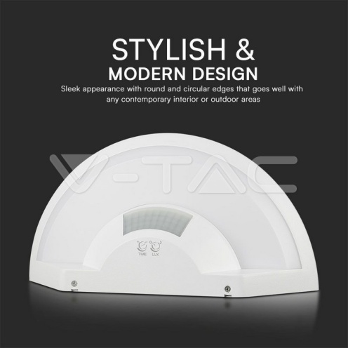 10W LED Тяло Със Сензор SAMSUNG Чип 3 в 1 IP54 Бяло Тяло - изглед 9 - rZ commerce 10W LED Тяло Със Сензор SAMSUNG Чип 3 в 1 IP54 Бяло Тяло - изглед 9