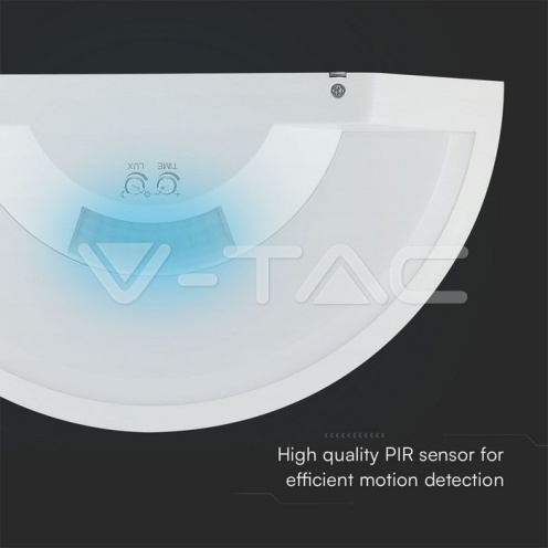 10W LED Тяло Със Сензор SAMSUNG Чип 3 в 1 IP54 Бяло Тяло - изглед 8 - rZ commerce 10W LED Тяло Със Сензор SAMSUNG Чип 3 в 1 IP54 Бяло Тяло - изглед 8