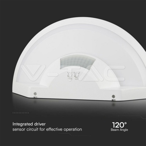 10W LED Тяло Със Сензор SAMSUNG Чип 3 в 1 IP54 Бяло Тяло - изглед 7 - rZ commerce 10W LED Тяло Със Сензор SAMSUNG Чип 3 в 1 IP54 Бяло Тяло - изглед 7