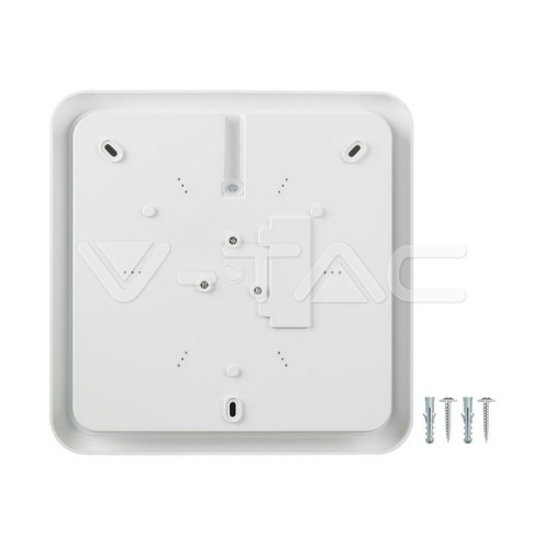 12W LED Плафон Със Сензор SAMSUNG Чип 3 в 1 Квадрат Бяло Тяло - изглед 9 - rZ commerce 12W LED Плафон Със Сензор SAMSUNG Чип 3 в 1 Квадрат Бяло Тяло - изглед 9