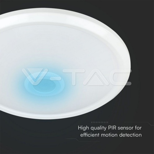 12W LED Плафон Със Сензор SAMSUNG CHIP 3IN1 Кръг Бяло Тяло 900lm - изглед 13 - rZ commerce 12W LED Плафон Със Сензор SAMSUNG CHIP 3IN1 Кръг Бяло Тяло 900lm - изглед 13