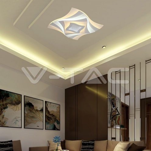 63W LED Плафон 3 Степени Димиращ с Дистанционно Бяло Тяло IP20 - изглед 8 - rZ commerce 63W LED Плафон 3 Степени Димиращ с Дистанционно Бяло Тяло IP20 - изглед 8