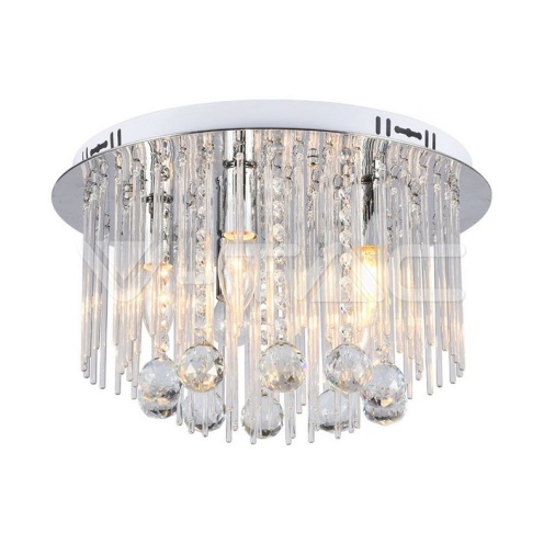LED Плафон Дизайн Кристал D400 E14 - изглед 1