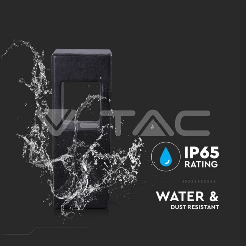 12W Стенна Лампа Бетон Тъмно Сив IP65 - изглед 6 - rZ commerce 12W Стенна Лампа Бетон Тъмно Сив IP65 - изглед 6