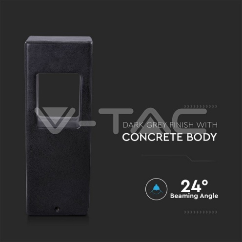 12W Стенна Лампа Бетон Тъмно Сив IP65 - изглед 5 - rZ commerce 12W Стенна Лампа Бетон Тъмно Сив IP65 - изглед 5