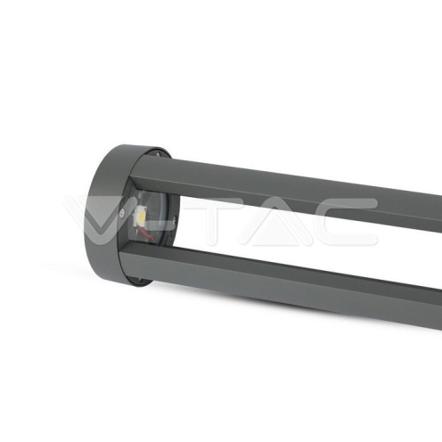 10W LED Наземна лампа сиво тяло 80см 3000К - изглед 4 - rZ commerce 10W LED Наземна лампа сиво тяло 80см 3000К - изглед 4