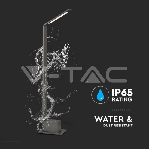 6W Наземна Градинска Лампа Сива 4000К IP54 - изглед 4