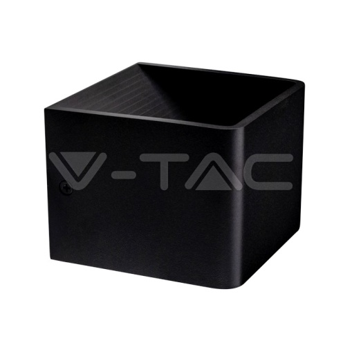 6W Аплик Bridglux Chip Черно Тяло Квадрат 3000K - изглед 4 - rZ commerce 6W Аплик Bridglux Chip Черно Тяло Квадрат 3000K - изглед 4
