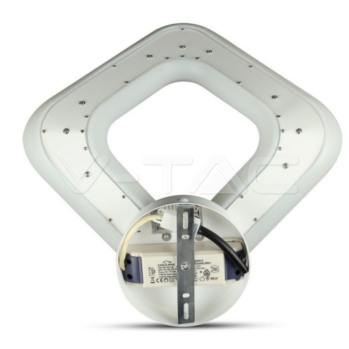 20W LED Стенна Лампа Бяла Димираща 3000K - изглед 8 - rZ commerce 20W LED Стенна Лампа Бяла Димираща 3000K - изглед 8