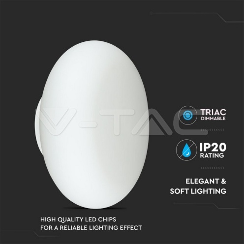 40W LED Стенна Лампа Бяла Димираща 3000K - изглед 8 - rZ commerce 40W LED Стенна Лампа Бяла Димираща 3000K - изглед 8