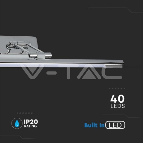 8W LED Лампа За Картина Хром 3000К ф500 - изглед 11