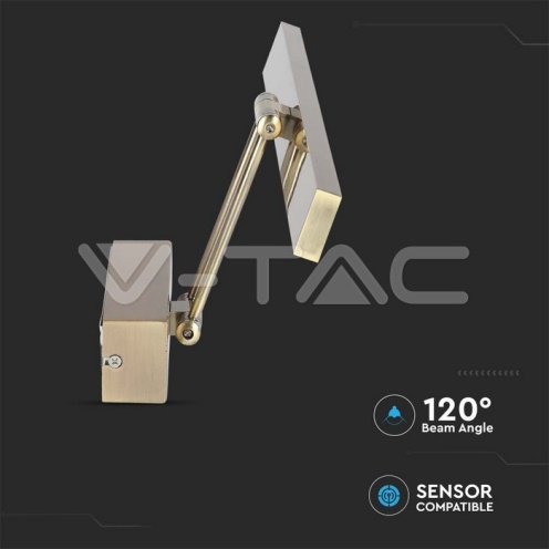 8W LED Лампа За Картина Подвижна Златна ф455 3000К - изглед 8 - rZ commerce 8W LED Лампа За Картина Подвижна Златна ф455 3000К - изглед 8