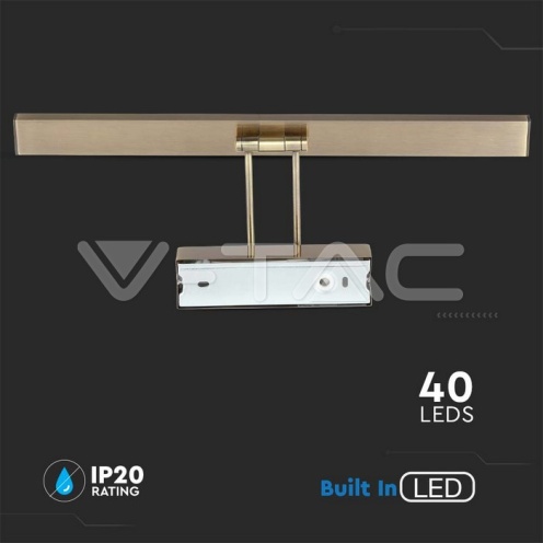 8W LED Лампа За Картина Подвижна Златна ф455 3000К - изглед 7 - rZ commerce 8W LED Лампа За Картина Подвижна Златна ф455 3000К - изглед 7