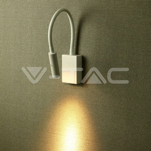 3W LED Стенна Лампа Спалня Бяла 3000К - изглед 4 - rZ commerce 3W LED Стенна Лампа Спалня Бяла 3000К - изглед 4