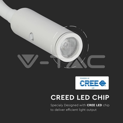 3W LED Стенна Лампа Спалня Бяла 3000К - изглед 6 - rZ commerce 3W LED Стенна Лампа Спалня Бяла 3000К - изглед 6