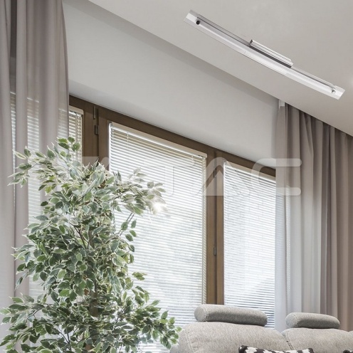 12W LED Стенна/Таванна Лампа Стъкло/Хром 4000К - изглед 3 - rZ commerce 12W LED Стенна/Таванна Лампа Стъкло/Хром 4000К - изглед 3