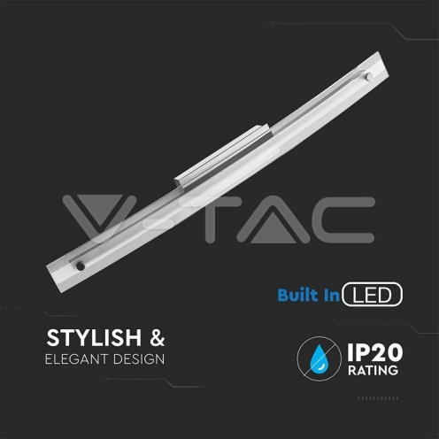 12W LED Стенна/Таванна Лампа Стъкло/Хром 4000К - изглед 7 - rZ commerce 12W LED Стенна/Таванна Лампа Стъкло/Хром 4000К - изглед 7
