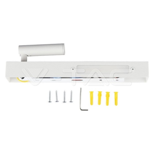 3W+3W LED Стенна Лампа Спалня Бяла 3000К - изглед 2