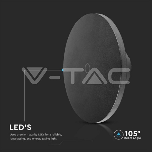 12W LED Стенна Лампа 3в1 Черна Димираща - изглед 4 - rZ commerce 12W LED Стенна Лампа 3в1 Черна Димираща - изглед 4
