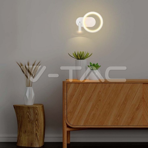 LED Осветител 14W Хотел Аплик Бял 4000K - изглед 5