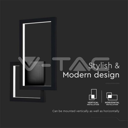 20W Стенна Лампа Черно Тяло 3000K IP54 - изглед 4 - rZ commerce 20W Стенна Лампа Черно Тяло 3000K IP54 - изглед 4