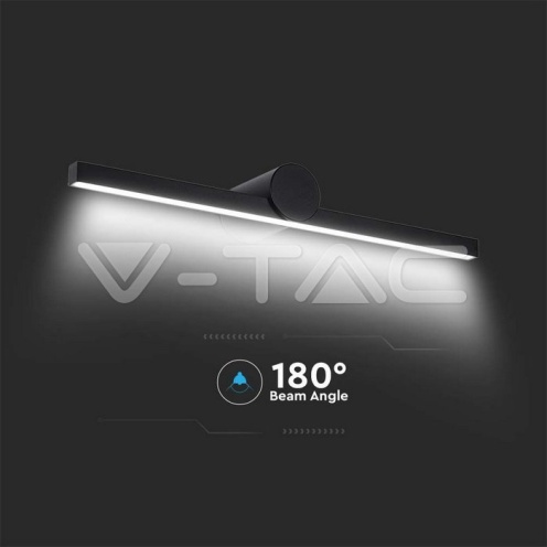 LED 10W осв. за огледало 3000К черен - изглед 2