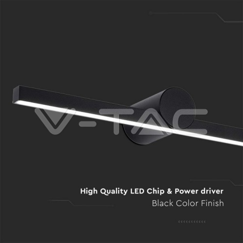 LED 10W осв. за огледало 3000К черен - изглед 3