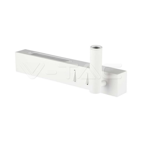 3+6W LED Стенна Лампа За Стена Бяла 3000K - изглед 5 - rZ commerce 3+6W LED Стенна Лампа За Стена Бяла 3000K - изглед 5