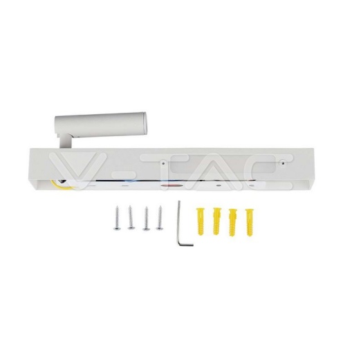 3+6W LED Стенна Лампа За Стена Бяла 3000K - изглед 2 - rZ commerce 3+6W LED Стенна Лампа За Стена Бяла 3000K - изглед 2