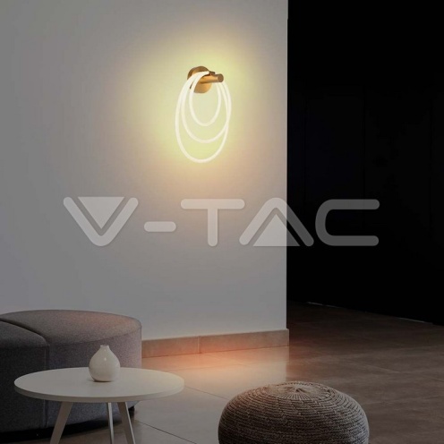 LED Осветител 37W За Стена 3000K Злато - изглед 2 - rZ commerce LED Осветител 37W За Стена 3000K Злато - изглед 2