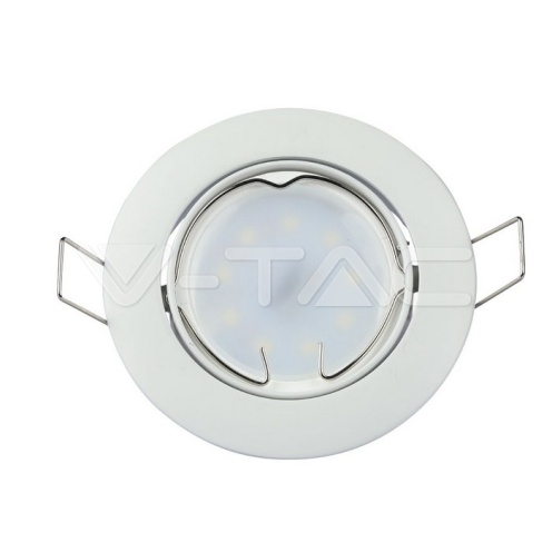 GU10 Корпус Луна Кръг Оринтируема Бяла /1/ - изглед 3 - rZ commerce GU10 Корпус Луна Кръг Оринтируема Бяла /1/ - изглед 3
