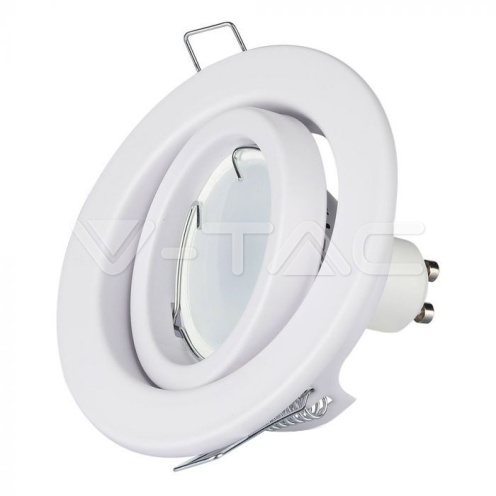 GU10 Корпус Луна Кръг Оринтируема Бяла - изглед 7 - rZ commerce GU10 Корпус Луна Кръг Оринтируема Бяла - изглед 7